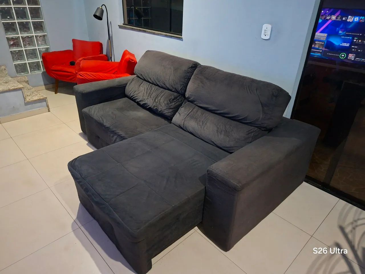 SOFÁ RETRÁTIL PRA SAIR RÁPIDO! - Foto 2