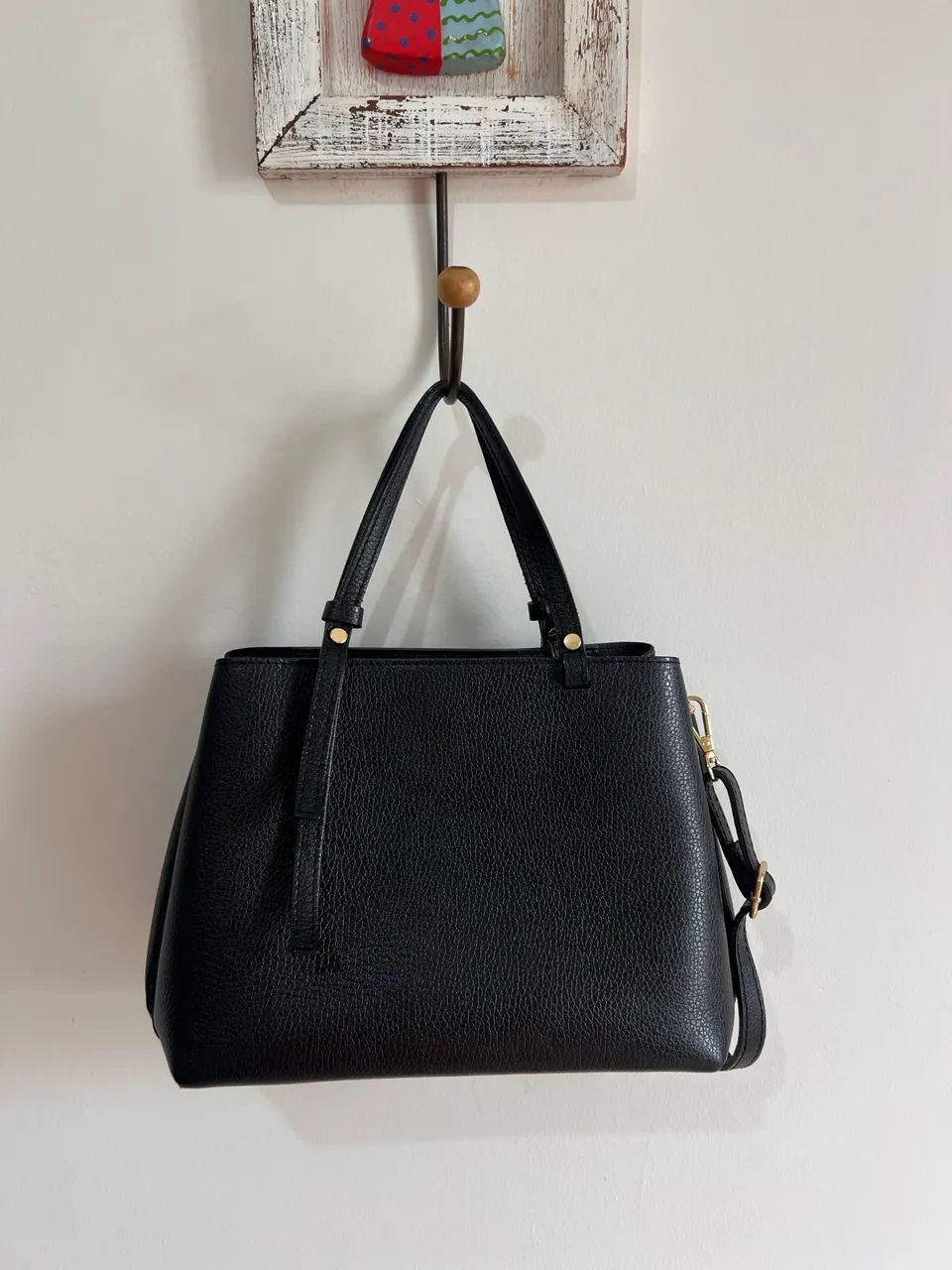 Bolsa couro italiano original da Itália  - Foto 4