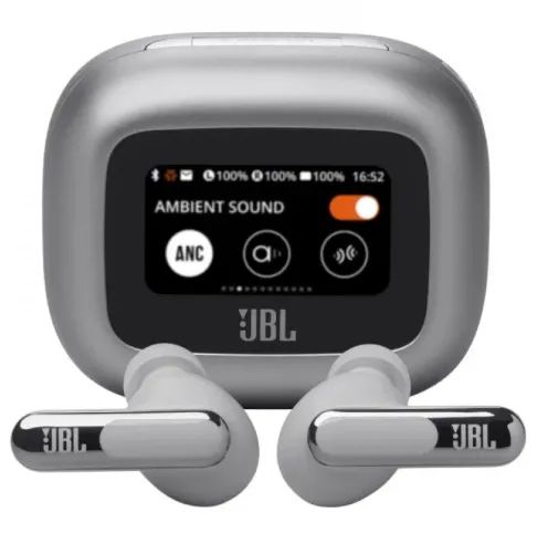 Fone De Ouvido Bluetooth Jbl Live Beam 3 Prata