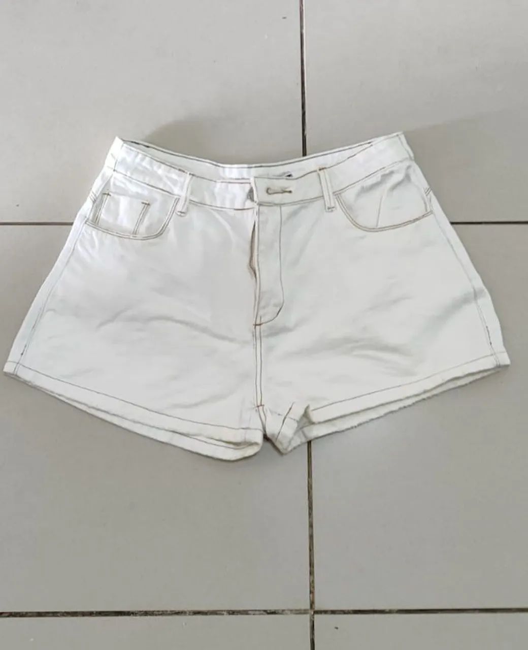 Short  jeans Branco 44