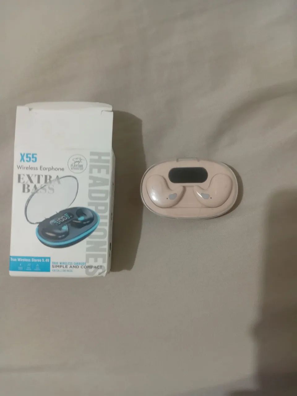 Fone de ouvido invisível Bluetooth X55 - Foto 2