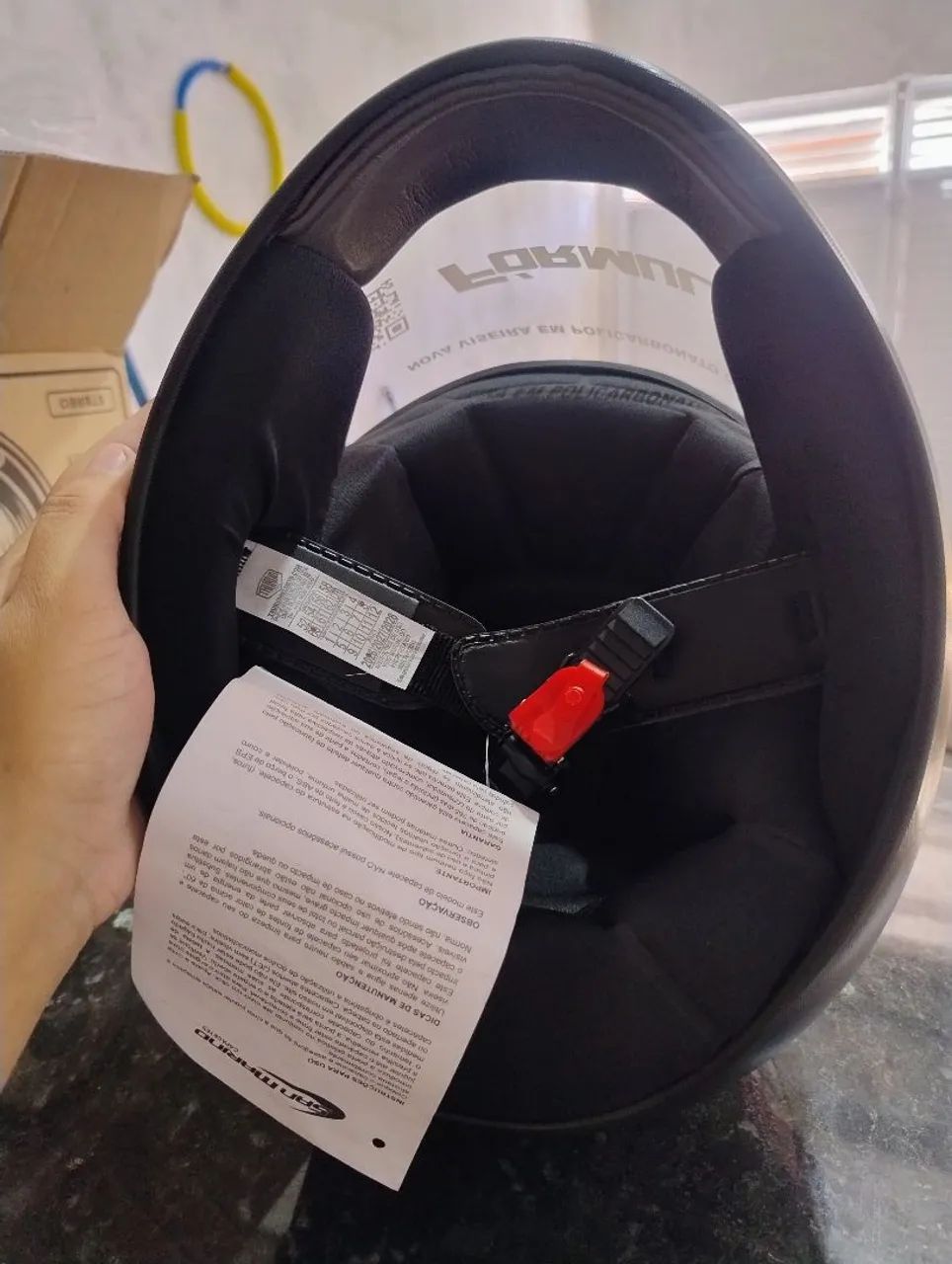 Capacete Samarino Novo Na Caixa  - Foto 5