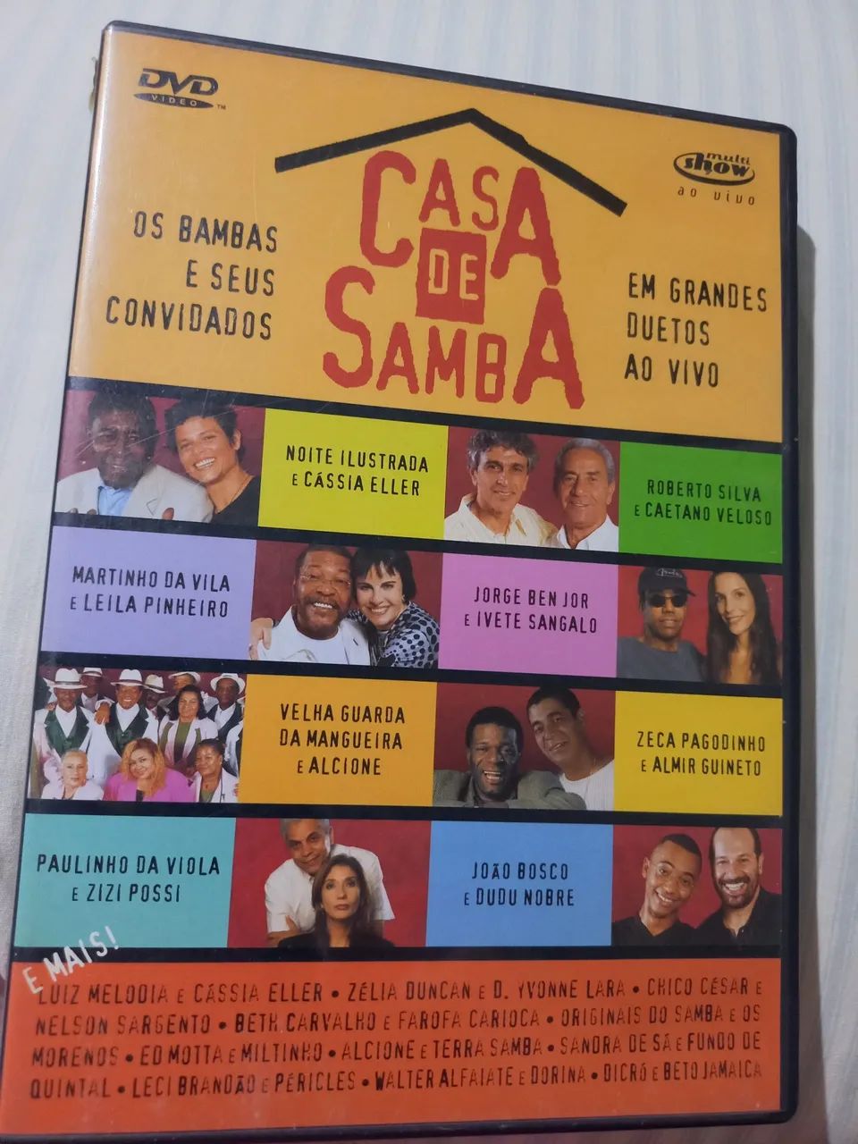 DVD Casa de Samba - Os Bambas e Seus Convidados (Ao Vivo)