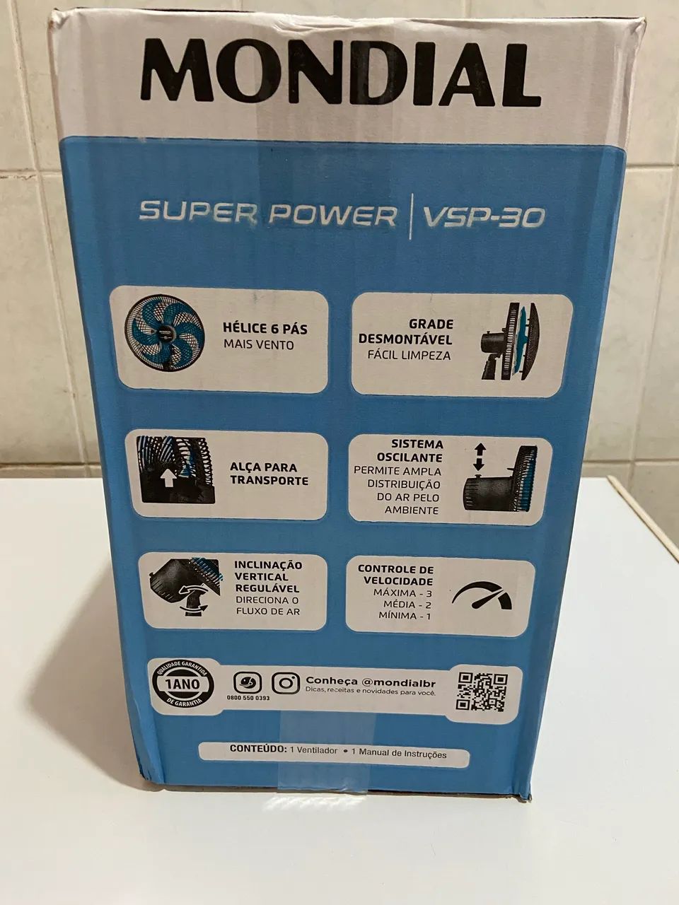 Ventilador de Mesa Mondial - Foto 2