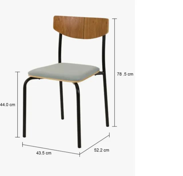 Cadeiras Para Cozinha Design Retrô Confortável  - Foto 4