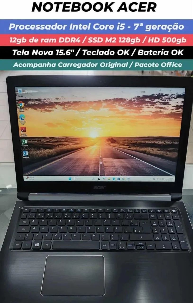 Aspire A515-51 Core I5-7200U - Foto 5
