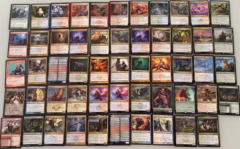 Mega Lote Magic The Gathering com 2000 cartas, 29 livros e playmat - Foto 3