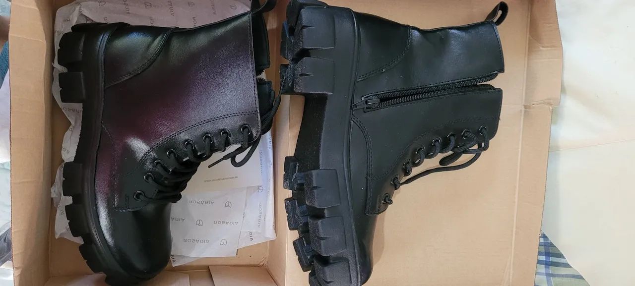 BOTA COTURNO COM ZÍPER - Foto 2