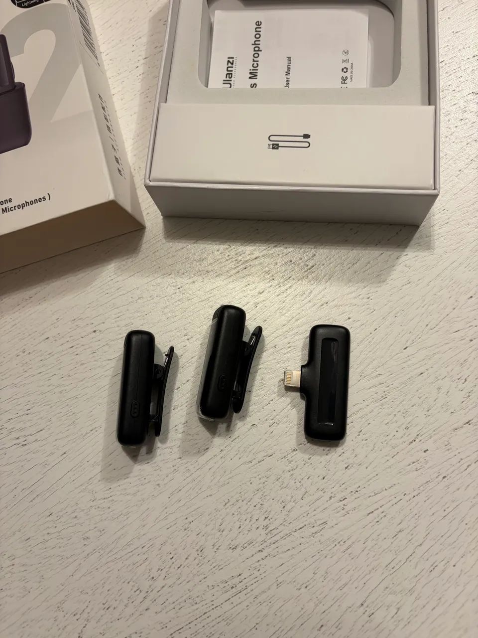 Microfone Wireless Ulanzi J12 para Iphone 