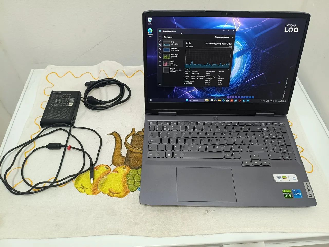 Lenovo LOQ I5 12450 8gb Rtx 2050