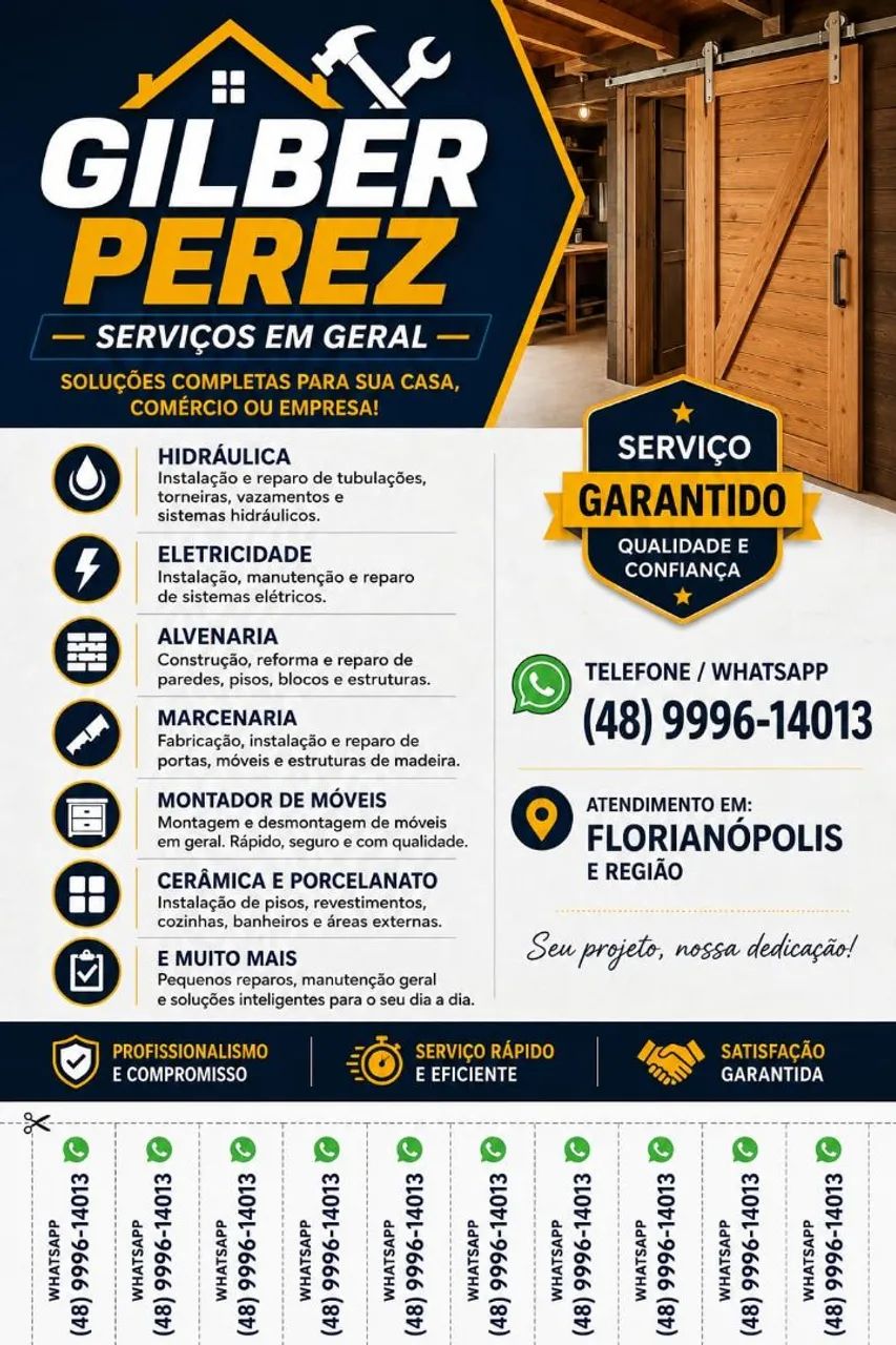 Serviço completo é profissional 
