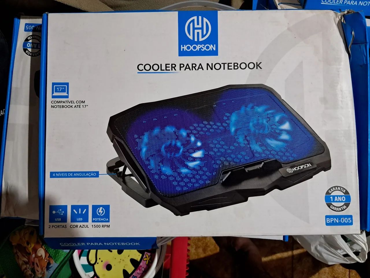 Cooler para notebook da marca Hoopson, modelo BPN-005.  - Foto 2