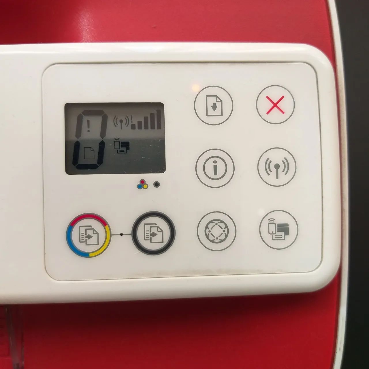 impressora Hp Deskjet 3786 vermelha - Foto 4