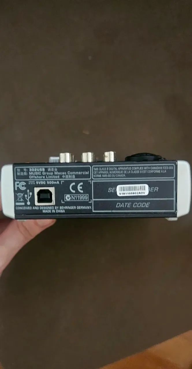 Mesa de Som Behringer Xenyx 302USB - Interface USB - Foto 2
