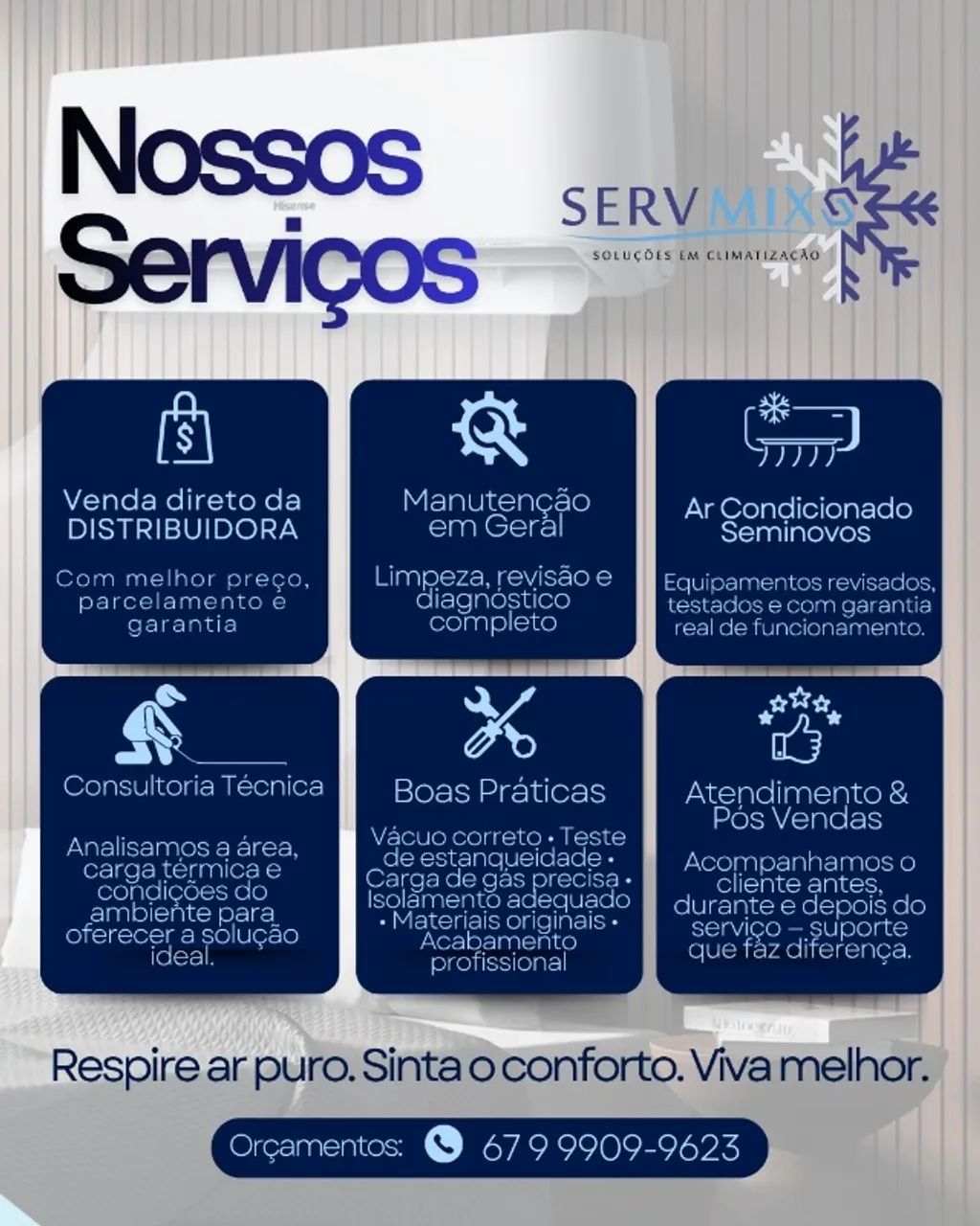 Serviços em Climatização e Refrigeração 