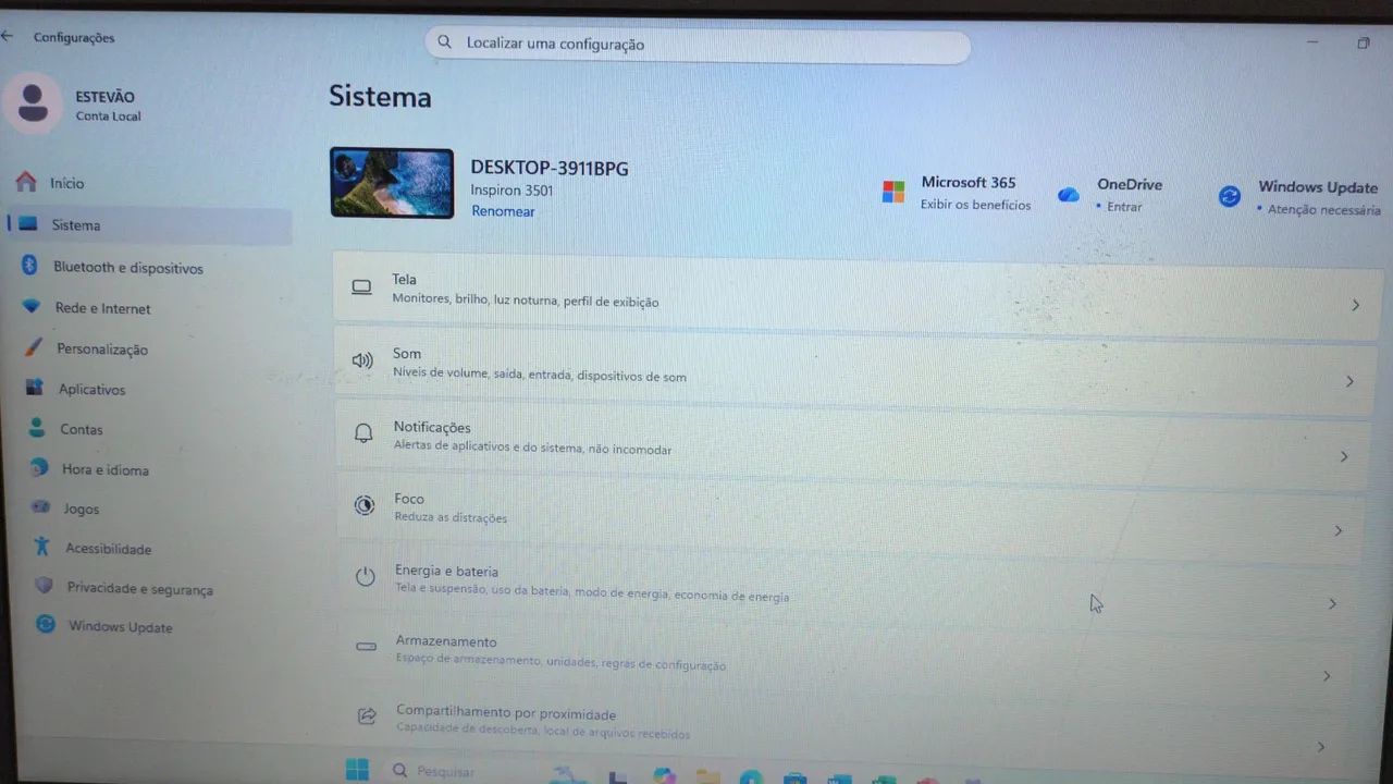 Notebook Del inspirion3501 - Foto 3