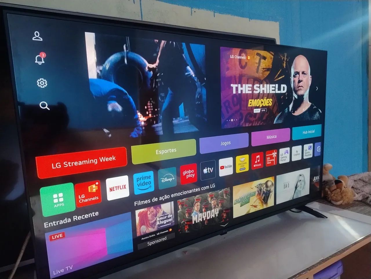 Vendo a televisão 43 polegadas completa com tudo - Foto 3