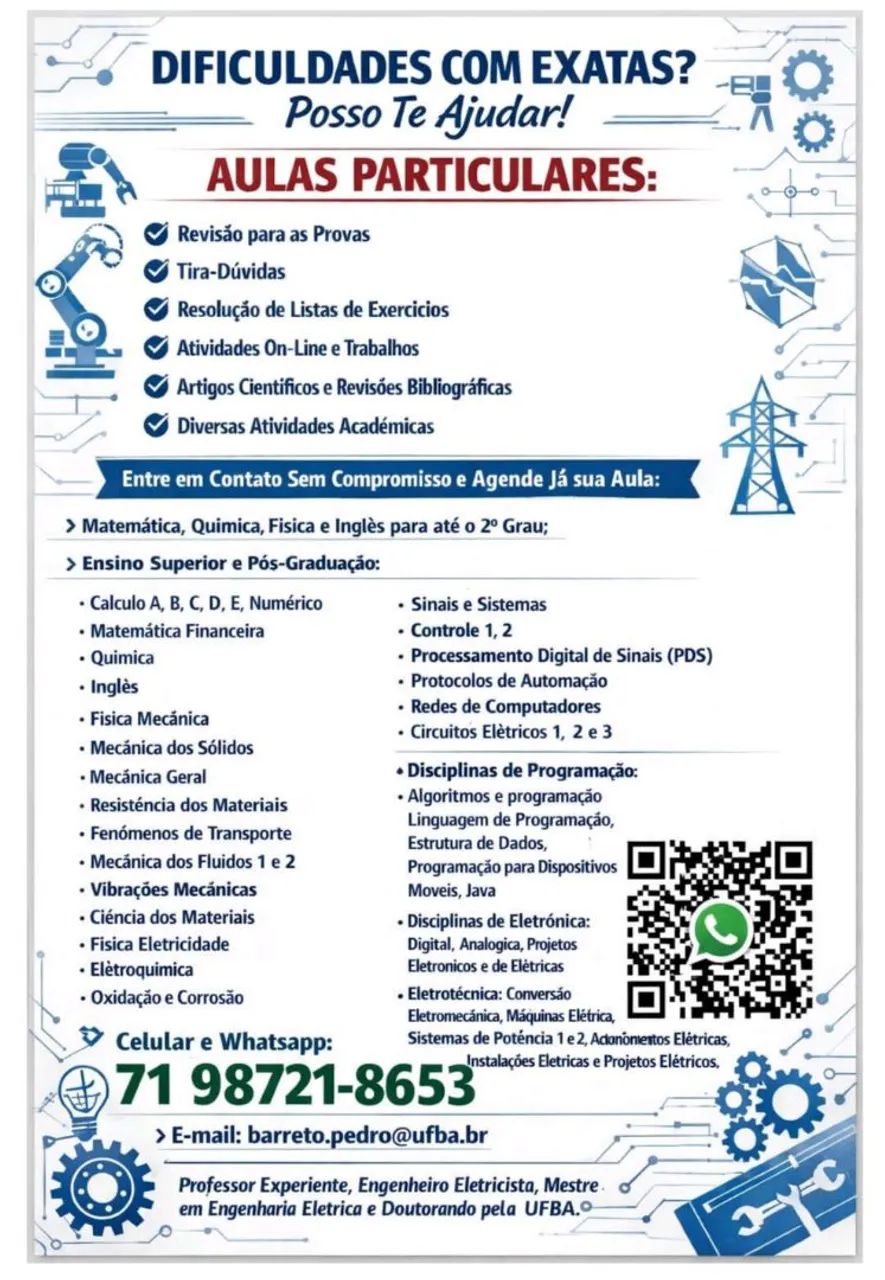 Aulas Particulares de Exatas 