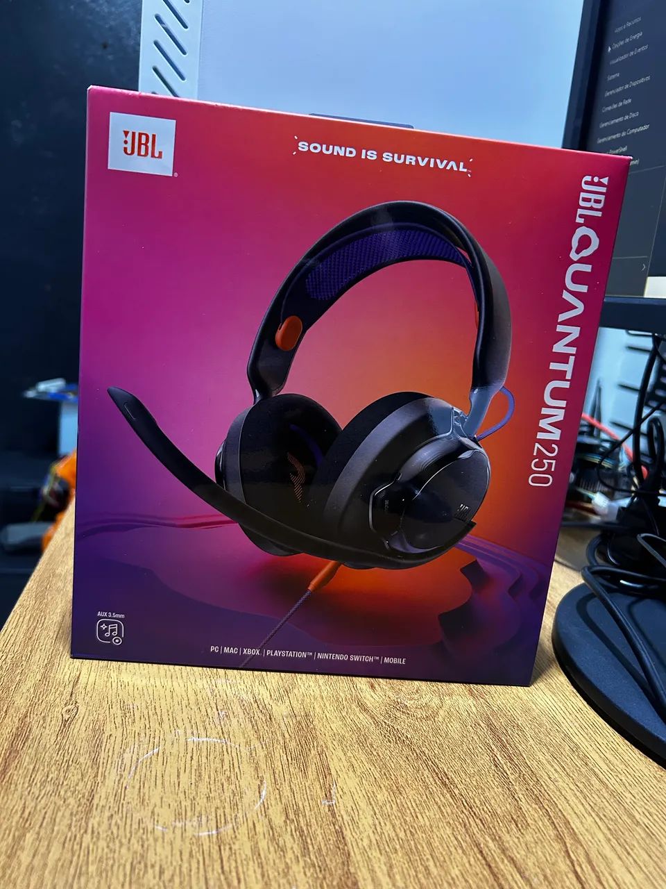 Headset Gamer Original JBL Quantum 250 BLK  - Foto 2