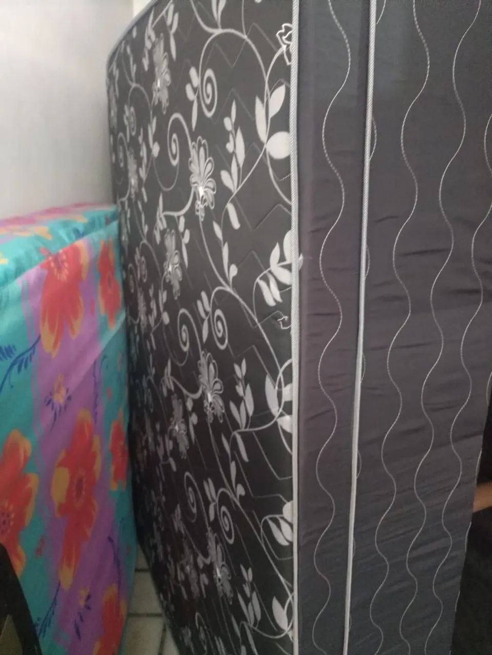 Cama de casal acoplada nova 