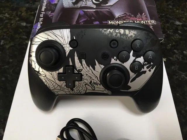 Controle s/ Fio Compatível c/ Switch/Switch Lite/Switch OLED e PC - Monster Hunter - NOVO - Foto 3