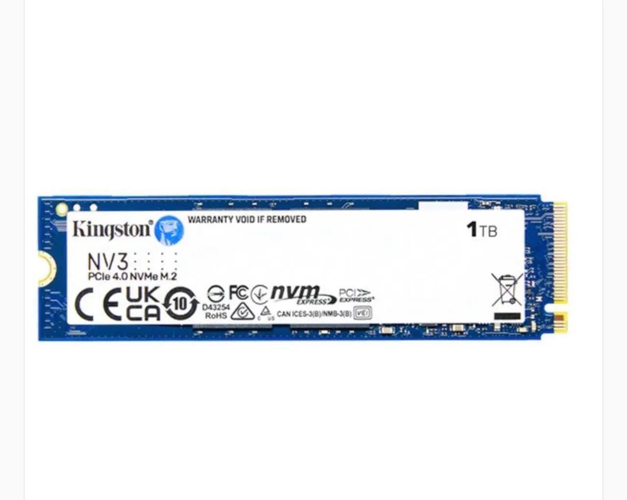 SSD Kingston 1TB M.2 2280 NV3 PCIe 4.0 NVMe  - Foto 6