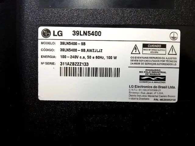 Vende-se TV LG 39LN5400-SB , de LED , 39 polegadas com resolução Full HD (1080p)  - Foto 5