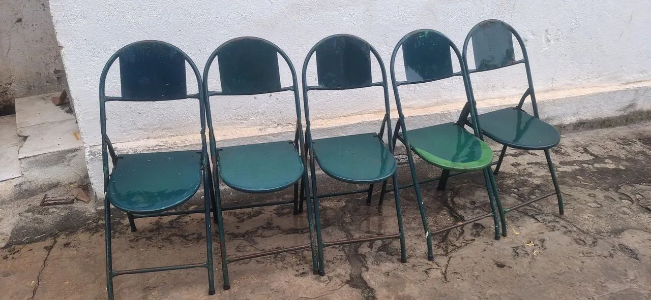 Cadeira de ferro para bar dobrável  - Foto 2
