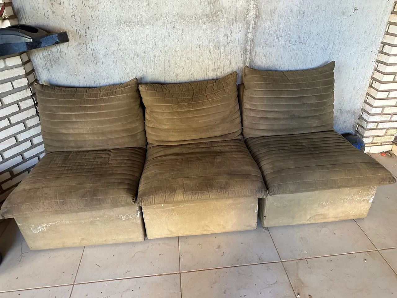 Sofá Modular 3 Lugares (Estilo Gomos) - Ideal para Varanda / Área de Lazer - Foto 2