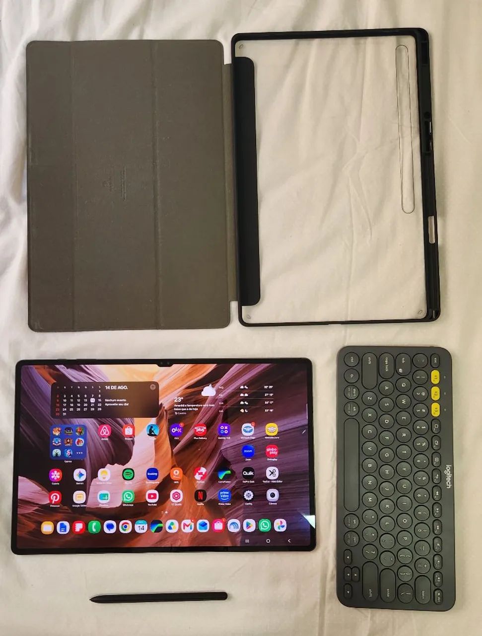Galaxy Tab S8 Ultra - versão mais top com acessórios  - Foto 4