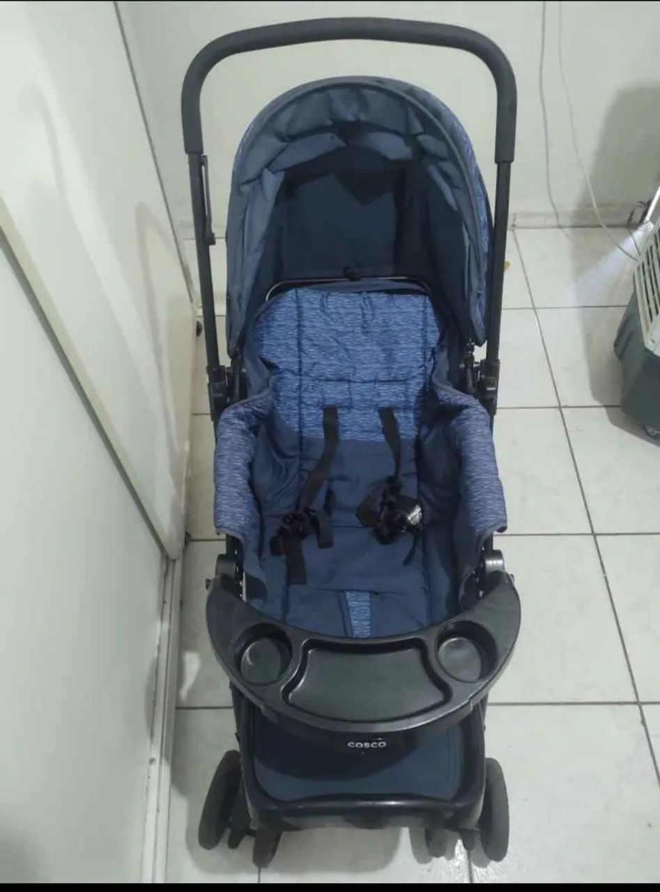 carinho de bebê seminovo - Foto 3