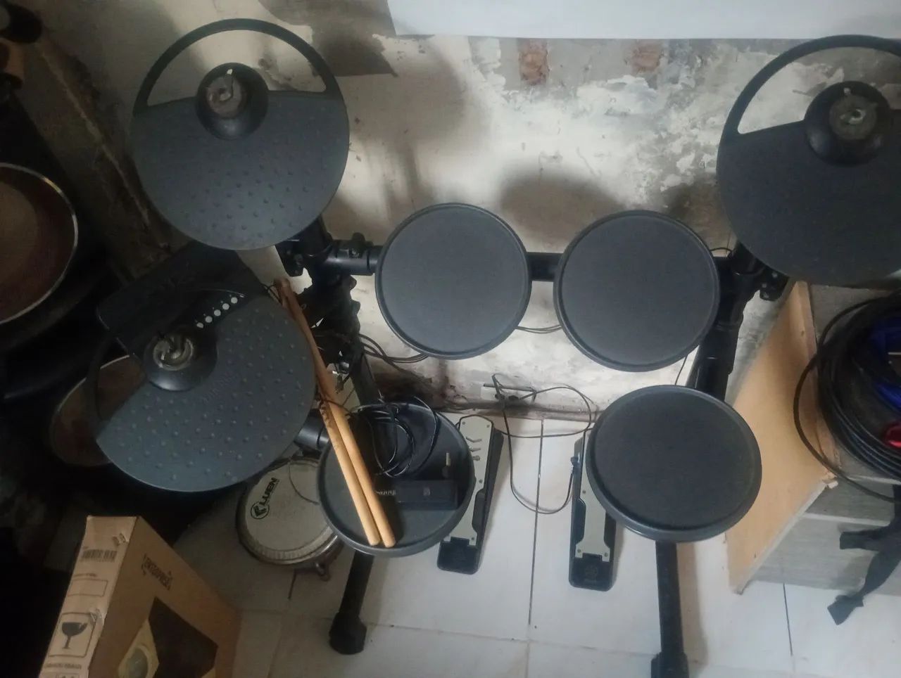 Bateria eletrônica yamaha 
