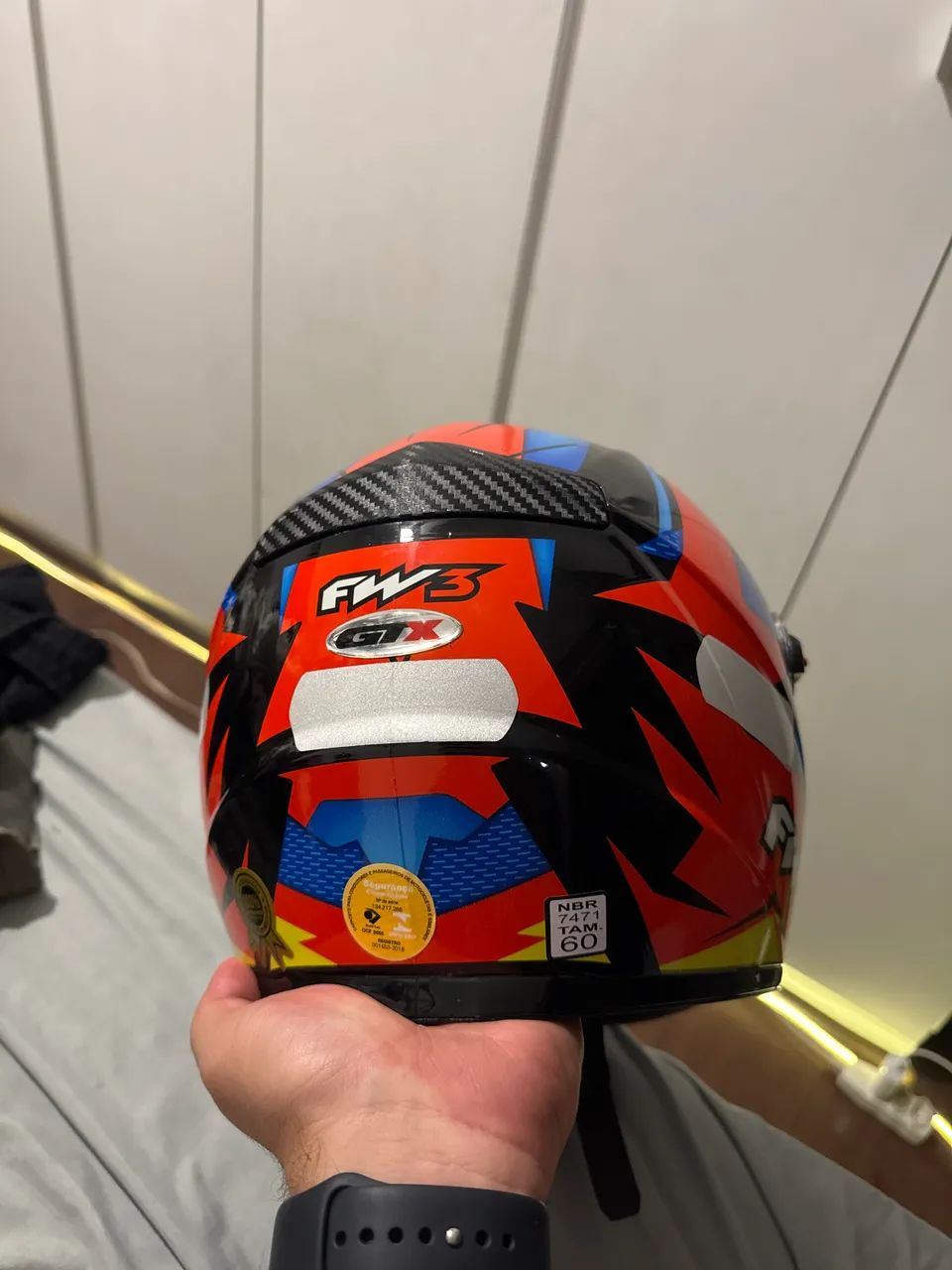     Capacete FW3 GTX Tamanho 60 - Foto 3