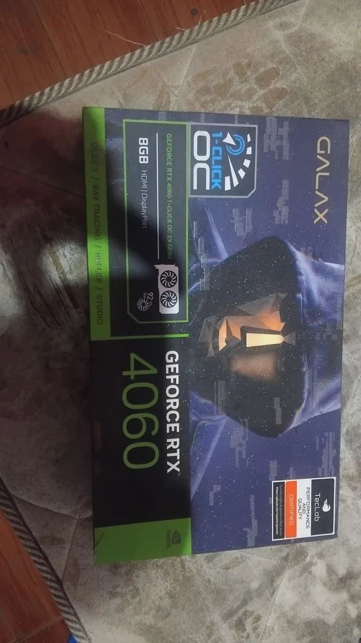 Placa de video Rtx 4060 8GB