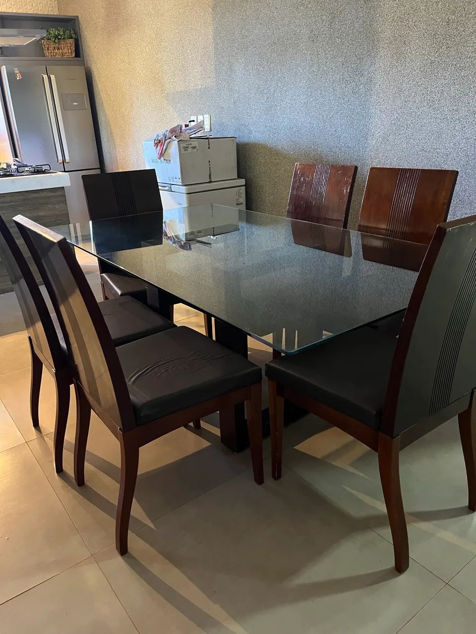 MESA DE VIDRO COZINHA - Foto 4