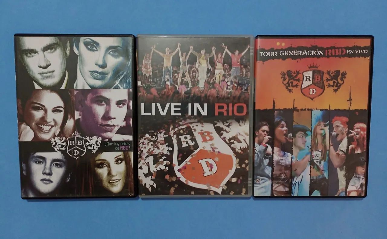 Lote DVDs Rebelde 