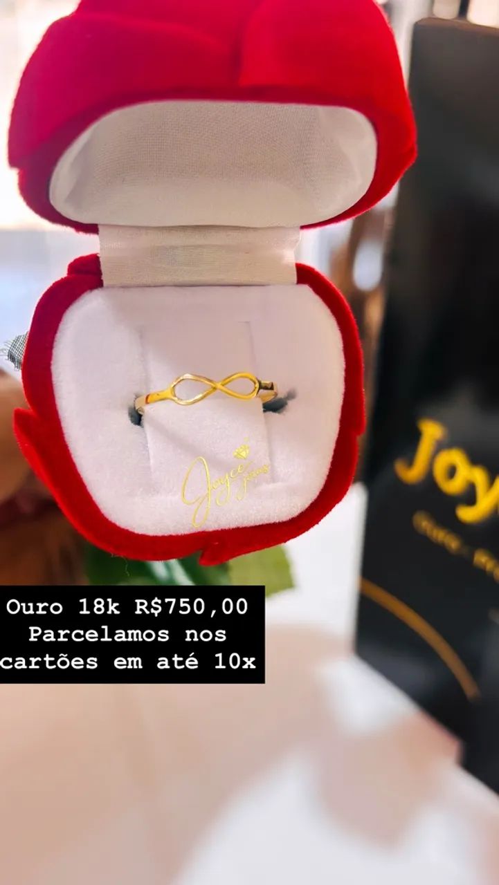 Anel de ouro 18k