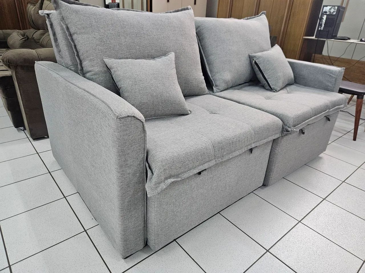 Sofá no Linho 1.80 Entregar grátis . - Foto 4