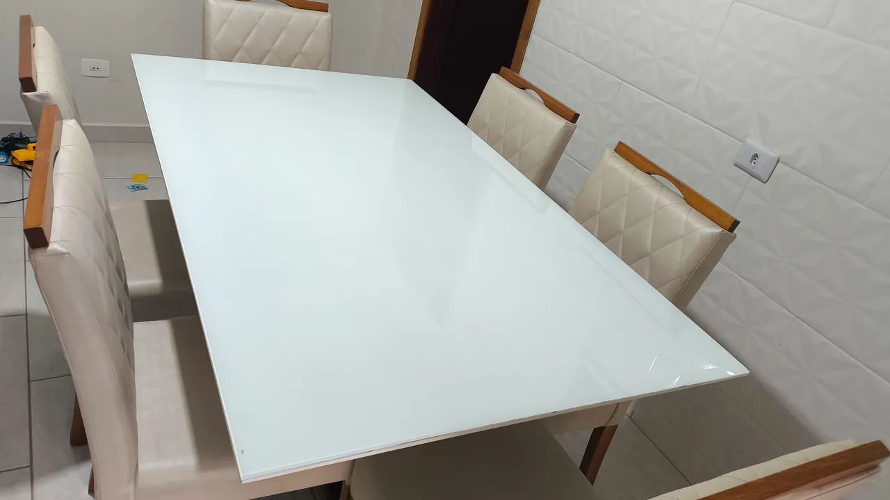 Mesa quadrada 6 cadeiras  - Foto 4