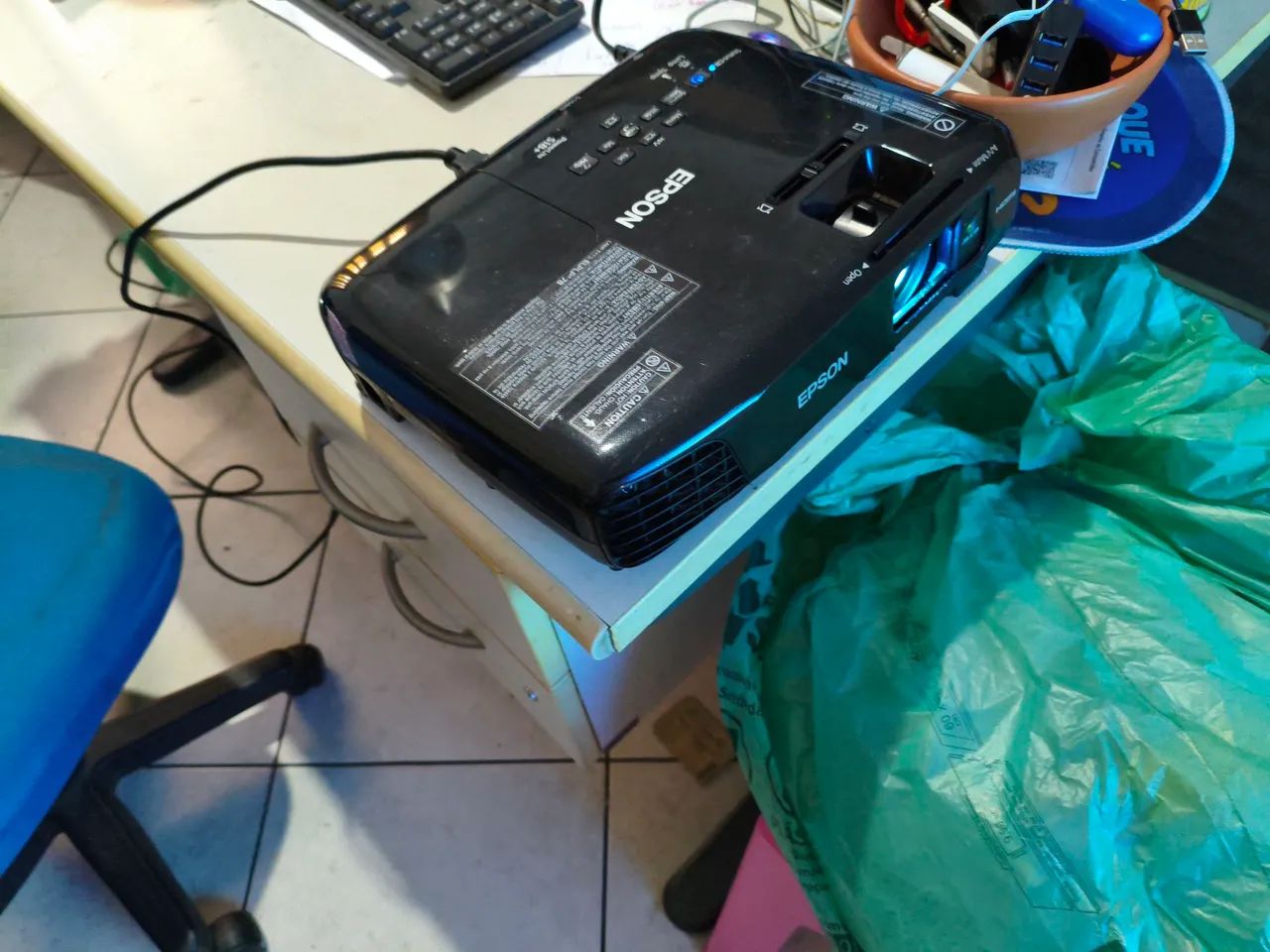 Projetor Multimídia Espon S18+ - Usado, revisado e com garantia de 90 dias - Foto 3