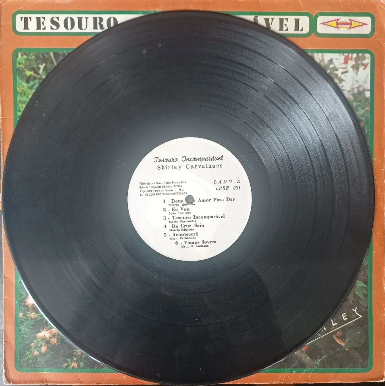 LP Shirley Carvalhaes Tesouro Incomparável 1981 - Foto 3