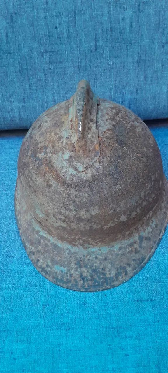 Capacete aço modelo francês 1915 - Foto 2