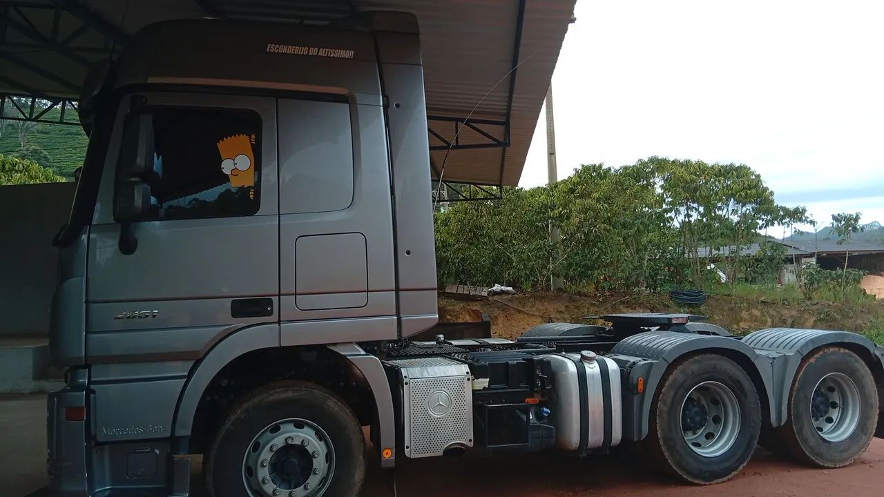 Actros 2651 carro trabalhando  - Foto 2