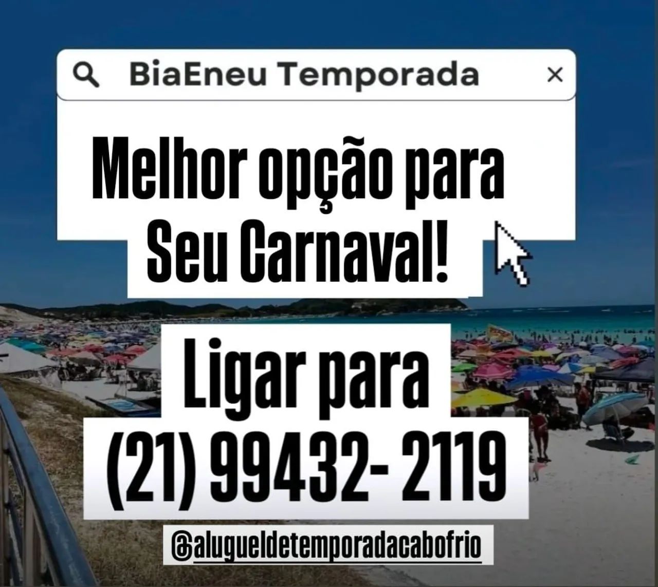 Aptº à 5 min de caminhada do calçadão da Praia do Forte, Cabo Frio/RJ