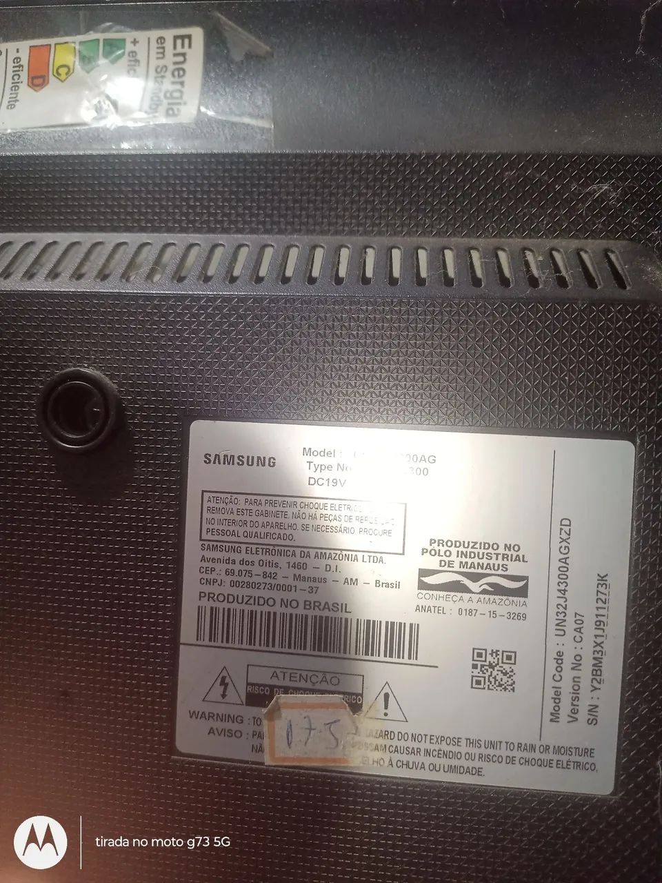 Tv Samsung tela quebrada  