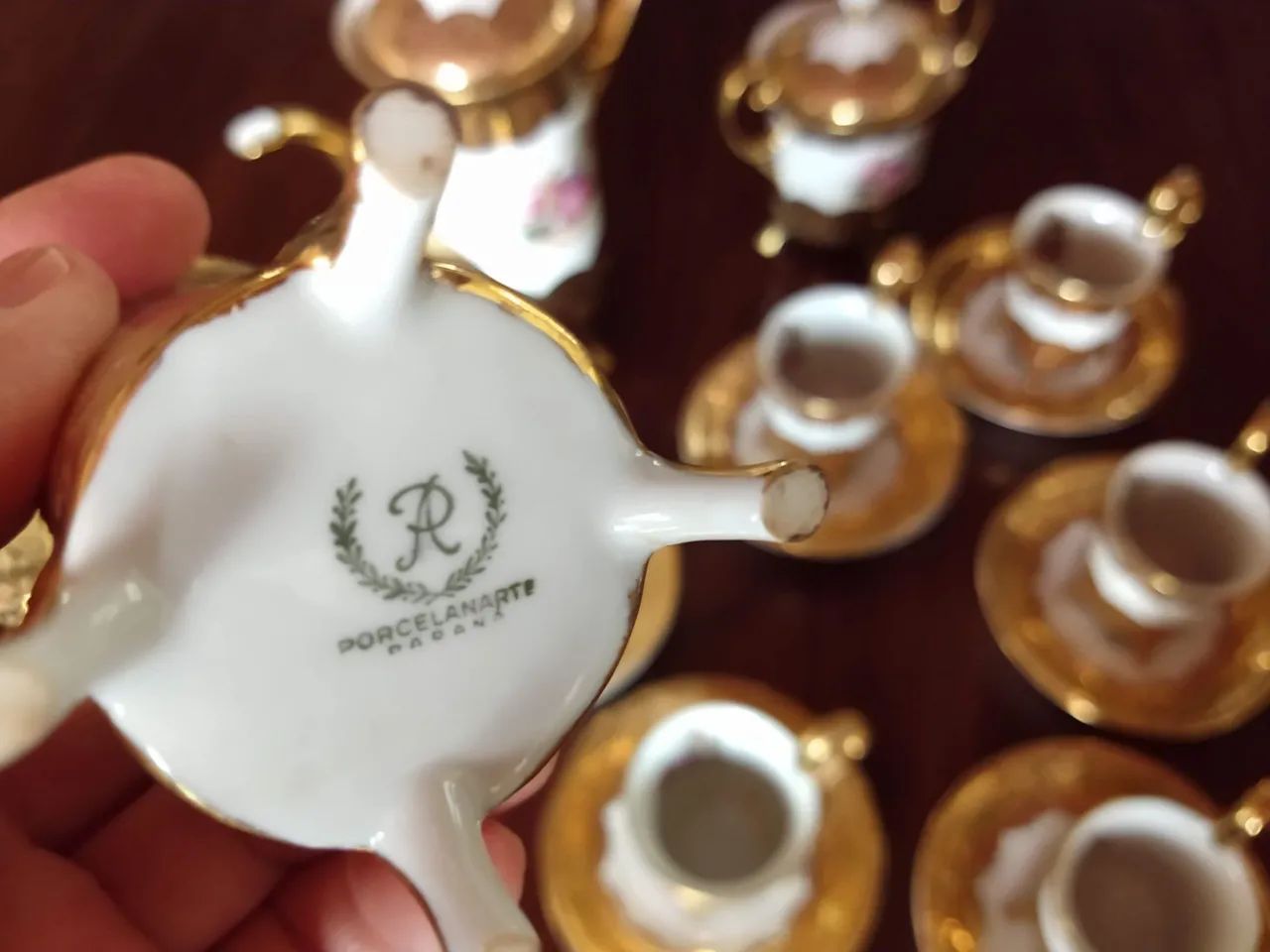 Raridade Conjunto de Café PORCELANARTE década de 70 - Foto 5