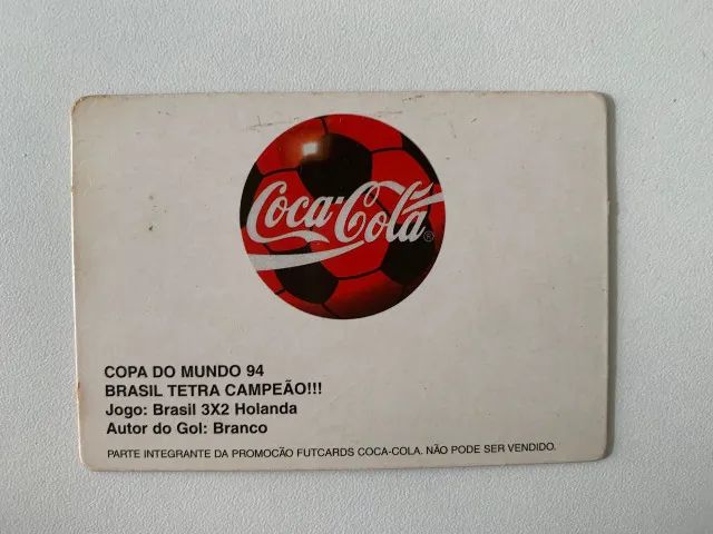 Card Gol 3d Coca-Cola Copa do Mundo 94 Gol Do Branco - Foto 5