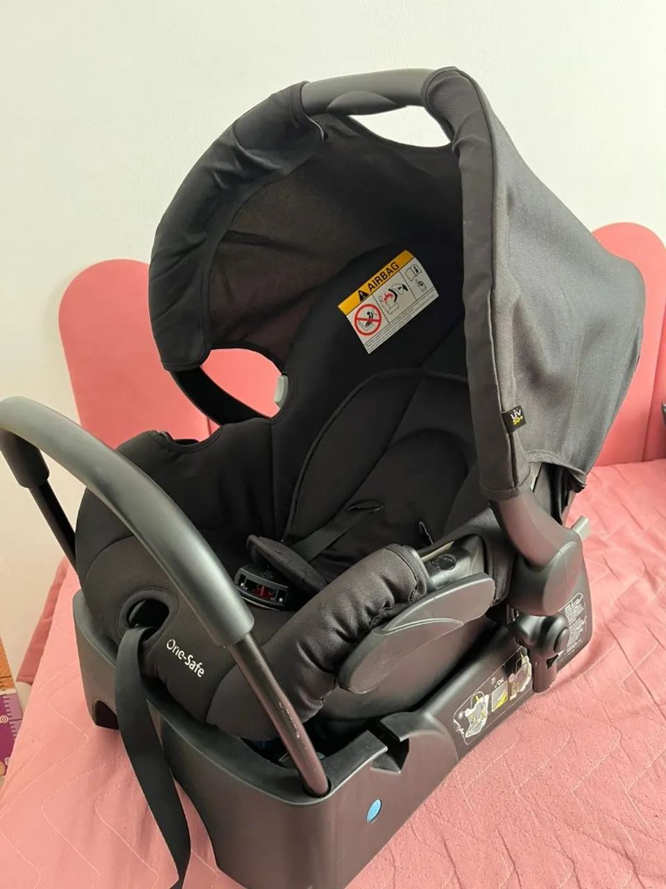 Carrinho de bebê mobi + bebê conforto  - Foto 6