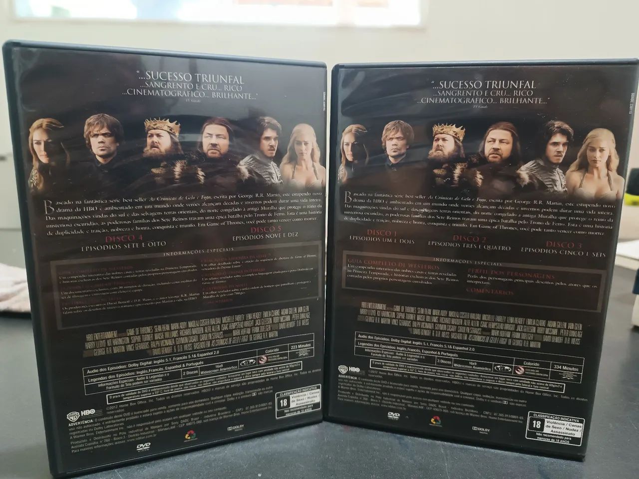 Primeira temporada de Game of thornes em DVD - DVD, Blu-Ray e