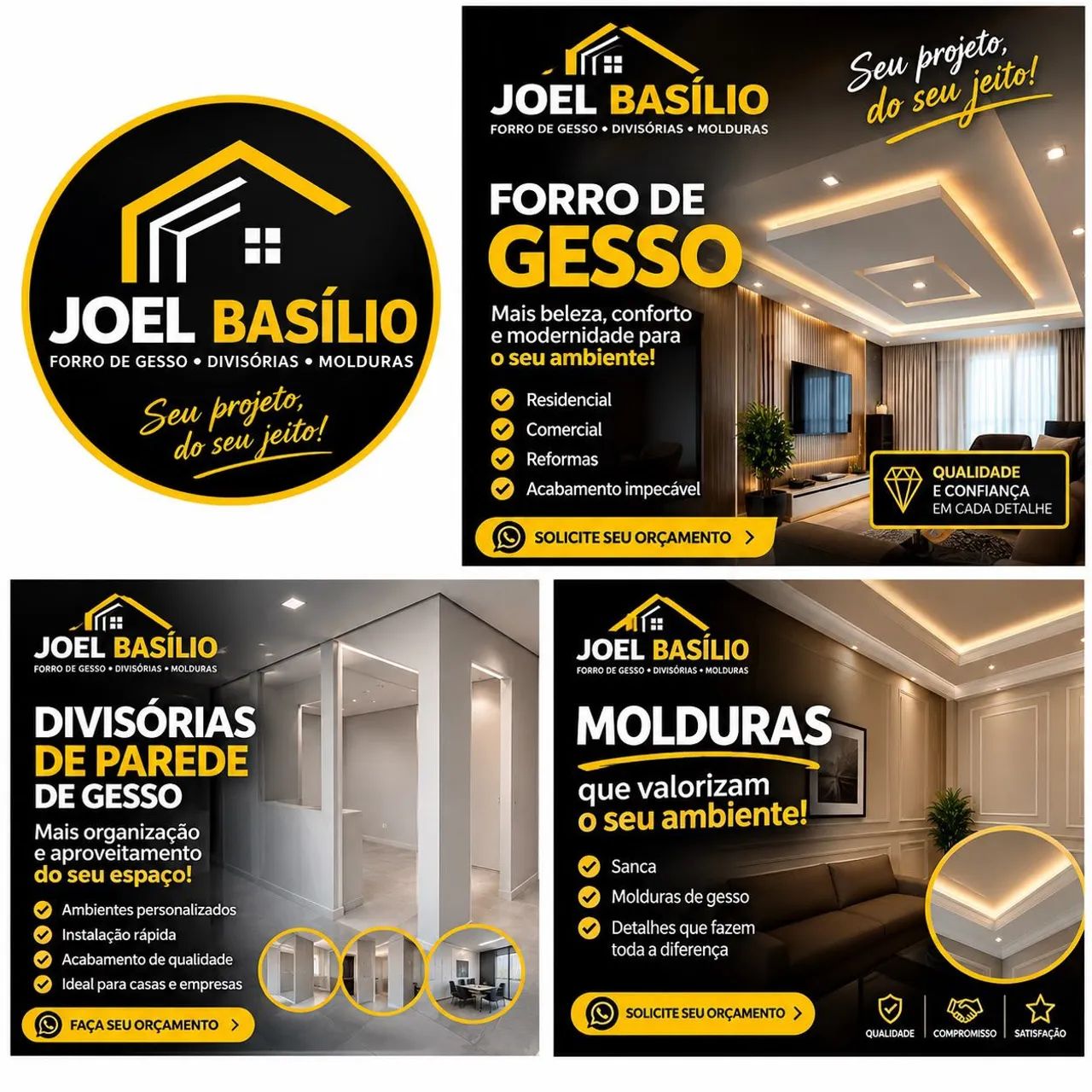  JOEL BASÍLIO | SERVIÇOS DE GESSO